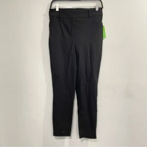 RW & CO THe iconic ankle pants NWT black size 6 ponte